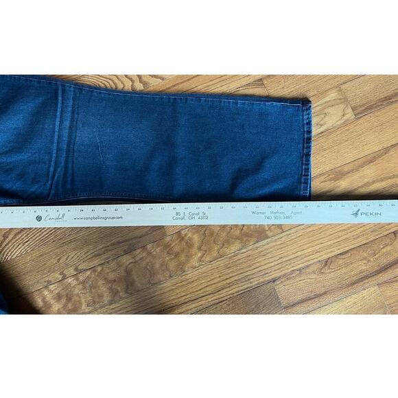 Laurie Felt Silky Baby Bell Bootcut Jeans Vital Stretch Technology Dark Wash 3X - Picture 11 of 15